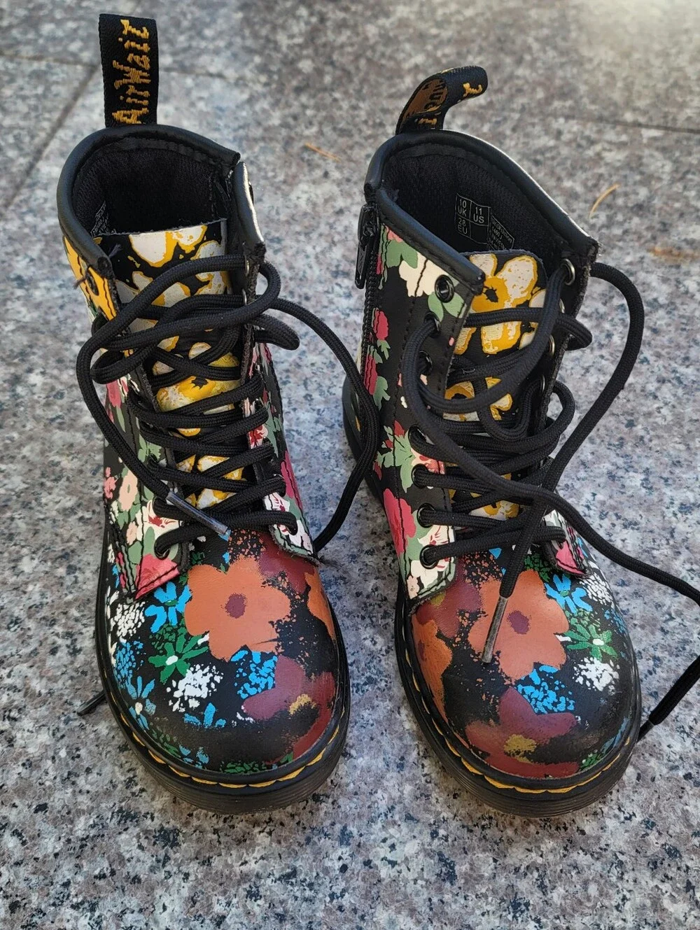 Dr. Martens floral boots